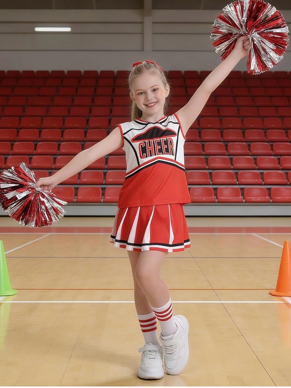 Girls Cheerleader Costume